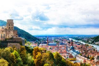 Panorama von Heidelberg